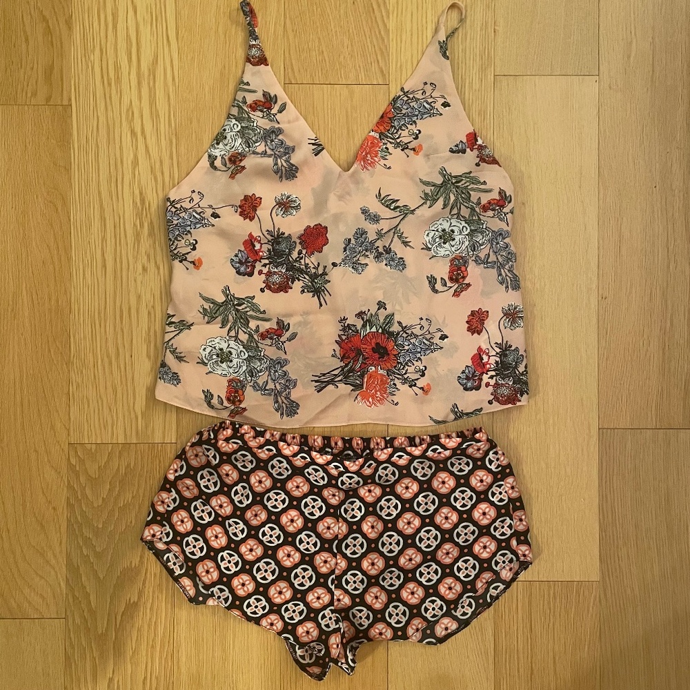 ASOS PREMIUM Cami & Short Pajama Set